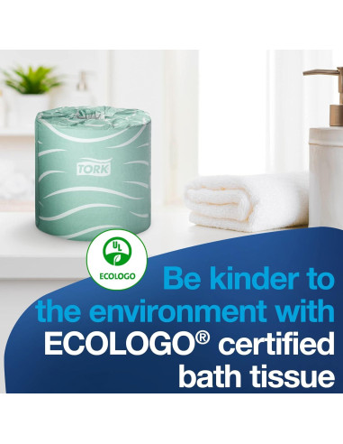 Papel Higiénico Tork 2 Capas Ecológico 500 Hojas x 96 Rollos