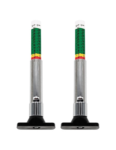 Calibrador de Profundidad de Banda de Neumático Newkita - Paquete de 2