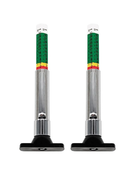 Calibrador de Profundidad de Banda de Neumático Newkita - Paquete de 2