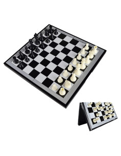 Juego de Ajedrez Magnético de Viaje ONESWI 25.4 cm Plegable