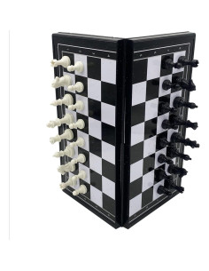 Juego de Ajedrez Magnético de Viaje ONESWI 25.4 cm Plegable 2