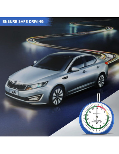 Calibrador de Profundidad de Banda de Rodadura Epkanty 0.79 cm