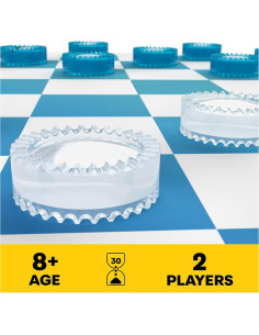 Juego de Ajedrez y Damas Pack & Go Spin Master 11.4x17.5cm 2