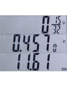 Medidor de Profundidad de Banda de Rodadura iGaging 0-25.4mm 2