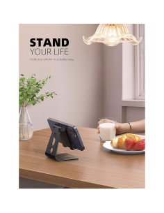 Soporte Ajustable Lamicall para Teléfono 4-8" Negro 2