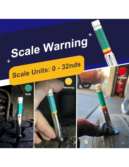 Calibrador de Profundidad de Banda de Rodadura PUIBERS 25mm