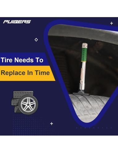 Calibrador de Profundidad de Banda de Rodadura PUIBERS 25mm