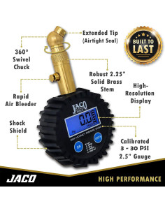 Medidor de Presión Baja Digital JACO Elite 30 PSI 2