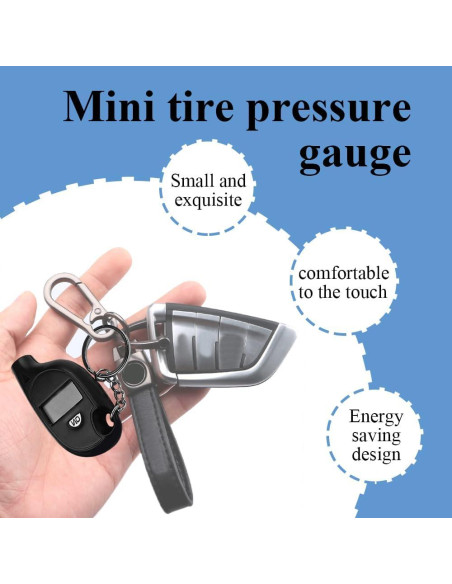 Medidor de presión de neumáticos digital WINUERK 0-10.34 bar