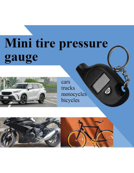 Medidor de presión de neumáticos digital WINUERK 0-10.34 bar