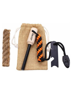 Kit de Inicio de Fuego Branded Boards con Varilla y Striker