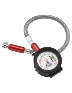 Medidor de Presión de Neumáticos 2-en-1 BikeMaster 0-4.14 Bar