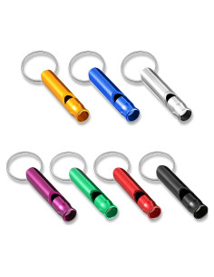 Silbatos de Emergencia Sumind 49 Piezas Aluminio 120 dB