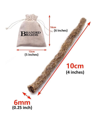 Cuerda de yute encerado Branded Boards - 20 piezas 0.64 cm