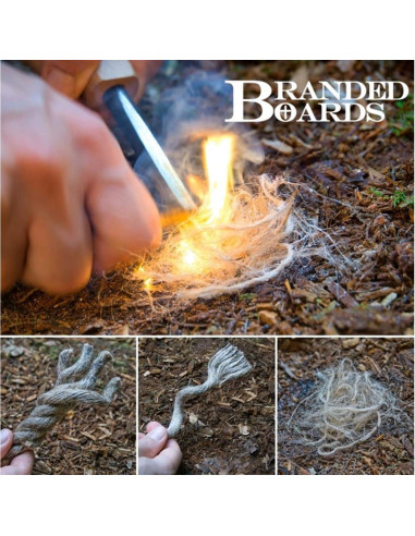 Cuerda de yute encerado Branded Boards - 20 piezas 0.64 cm