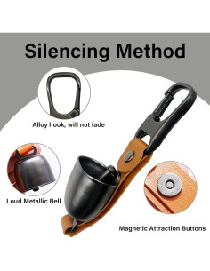 Campana de Oso YUCHIYA XLD con Silenciador Magnético 17.78cm 2