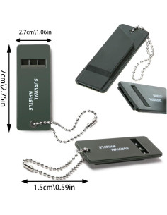 15 Silbatos de Supervivencia Ruidosos BOSOIRSOU para Emergencias 2