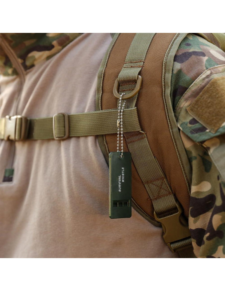 15 Silbatos de Supervivencia Ruidosos BOSOIRSOU para Emergencias