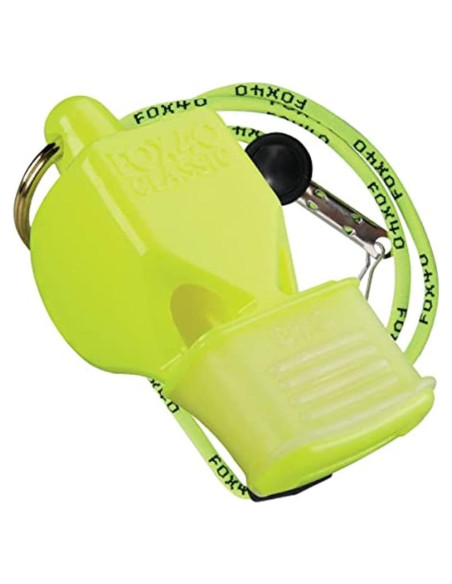 Silbato de Seguridad Fox 40 Classic CMG Neón 115dB Silbato de Seguridad Fox 40 Classic CMG Neón 115dB