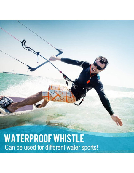 Silbato de Emergencia Fya 3PCS Rojo 120dB Impermeable