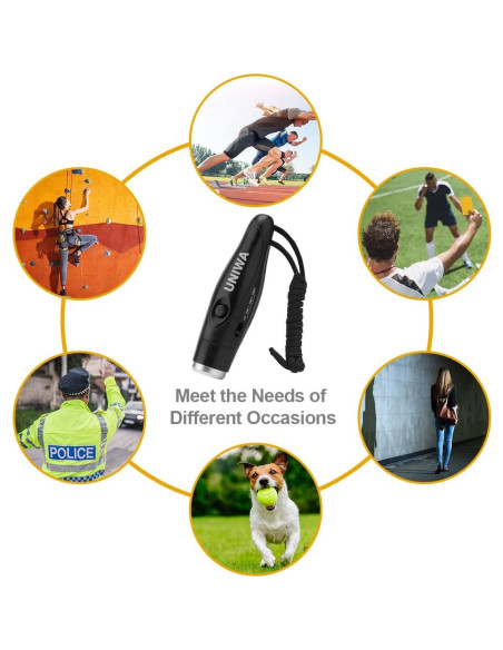 Silbatos Electrónicos UNIWA 2 Piezas 3 Tonos Alto Volumen Silbatos Electrónicos UNIWA 2 Piezas 3 Tonos Alto Volumen