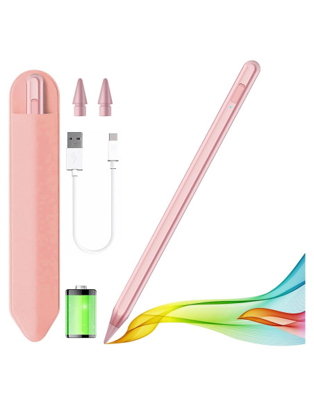 Lápiz Stylus JvKzaen para iPad 2018-2025 con Rechazo de Palma