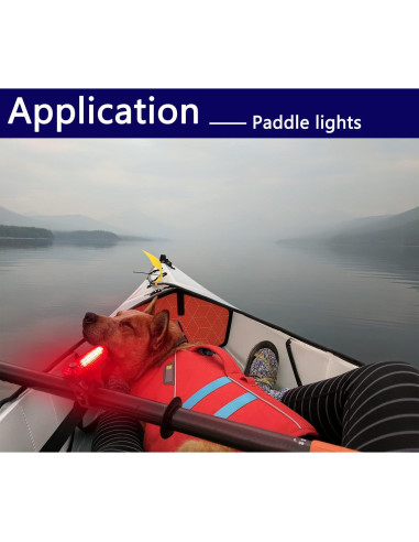 Kit de luces de navegación LED Amzonly 4 piezas impermeables