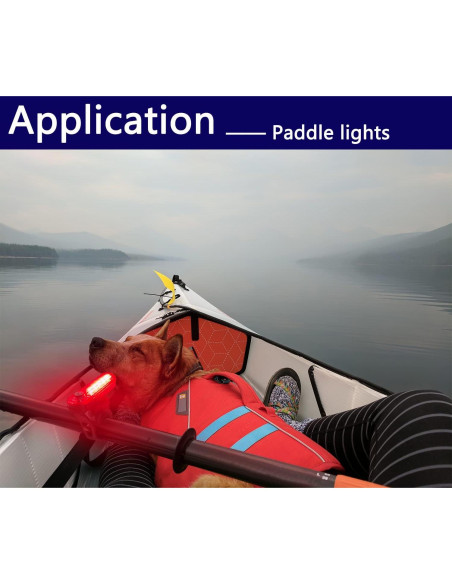 Kit de luces de navegación LED Amzonly 4 piezas impermeables