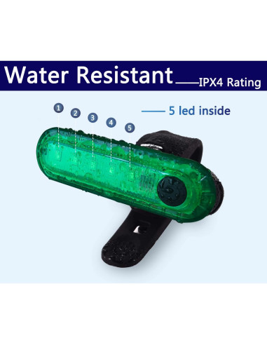 Kit de luces de navegación LED Amzonly 4 piezas impermeables