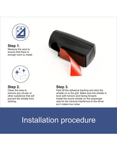 4 Silbatos para Ciervos CITKOU DWMODEL Negro - Prevención Colisiones