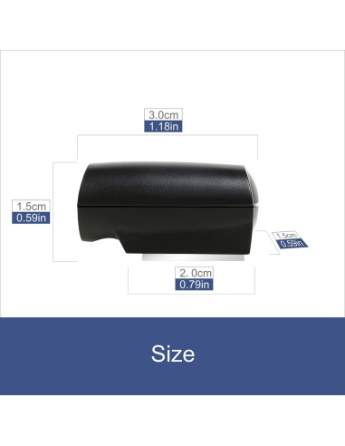 4 Silbatos para Ciervos CITKOU DWMODEL Negro - Prevención Colisiones