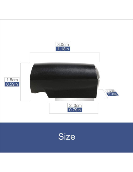 4 Silbatos para Ciervos CITKOU DWMODEL Negro - Prevención Colisiones