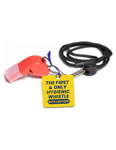 Silbato Protector P51 - Silbato de Seguridad Rojo con Cordón