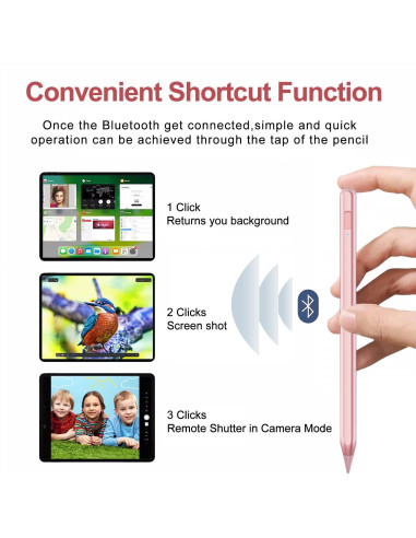 Lápiz Stylus JvKzaen para iPad 2018-2025 con Rechazo de Palma