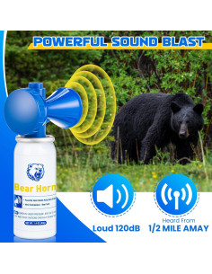 Cuerno de Oso Dunkive para Defensa Personal 120dB 39.7g 2