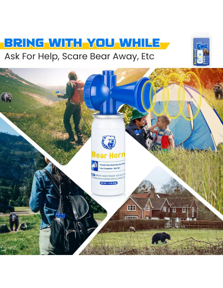 Cuerno de Oso Dunkive para Defensa Personal 120dB 39.7g