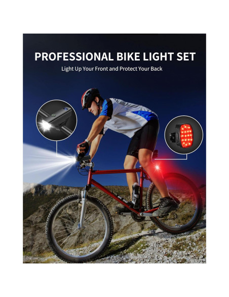Faro de Bicicleta DARKBEAM 6000LM Recargable USB-C IPX5