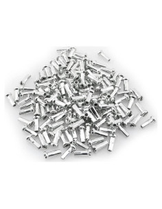 Tapas de Radio de Bicicleta TAODAN 100PCS 12mm Plateadas