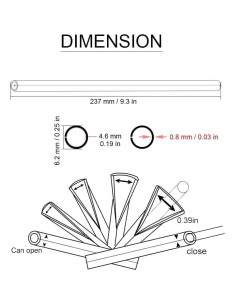 Cubiertas de Radios R QIANKONG 72 Pcs Azul Claro para Motocicleta/Bicicleta 2