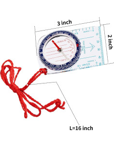 Brújulas de Orientación BBTO 9 Piezas para Senderismo 2