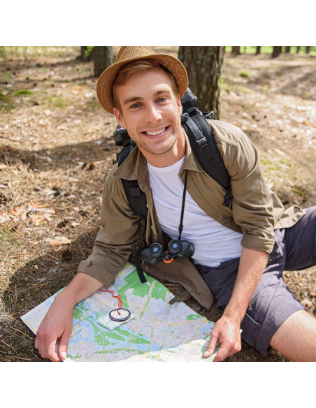 Brújulas de Orientación BBTO 9 Piezas para Senderismo