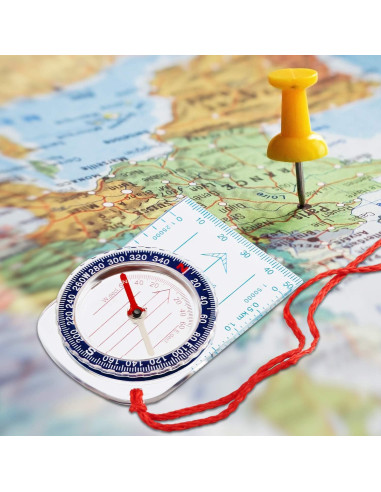 Brújulas de Orientación BBTO 9 Piezas para Senderismo