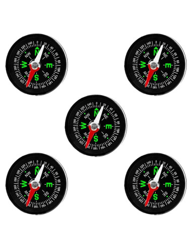 Brújula Pocket Skywalker 3.18 cm - Paquete de 5