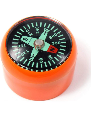 Silbato de Supervivencia 5-en-1 SE Naranja 11.4 cm - 2-Pack