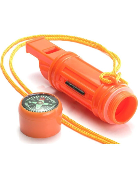 Silbato de Supervivencia 5-en-1 SE Naranja 11.4 cm - 2-Pack Silbato de Supervivencia 5-en-1 SE Naranja 11.4 cm - 2-Pack