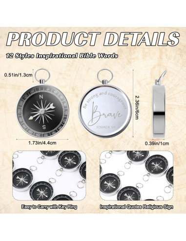 36 Compases Religiosos Relaxweex con Versículos Bíblicos