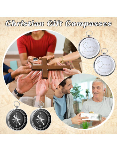 36 Compases Religiosos Relaxweex con Versículos Bíblicos