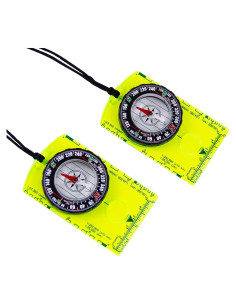 Brújula de Supervivencia Abvsdu - 2 Piezas para Senderismo