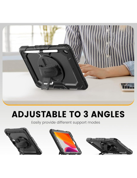 Funda Timecity para iPad 10.2" 7/8/9 Gen - Resistente