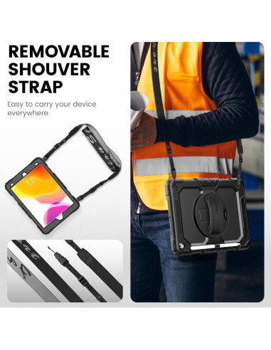 Funda Timecity para iPad 10.2" 7/8/9 Gen - Resistente